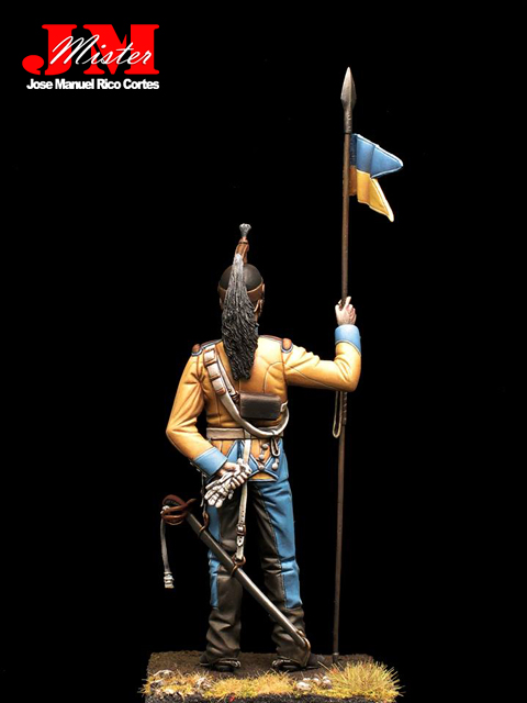 Regimiento de Lanceros de Borbón 1835 - Escala 75mm. 
