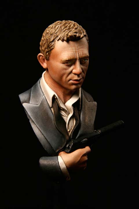 Busto James Bond - Escala 200mm