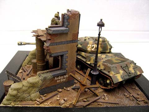 Diorama Tanque Sovietico JSII - Escala 1/35.  
